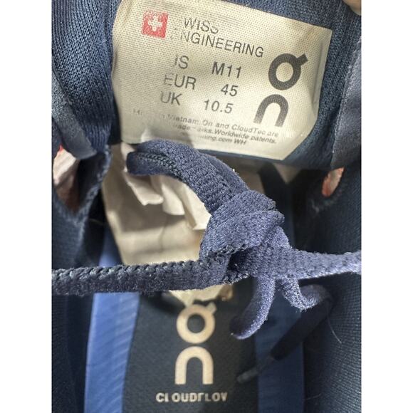 *Flawed On Running Cloudflow Shoes Rust/Pacific Men's Size 11 Running Sneakers - Picture 9 of 16